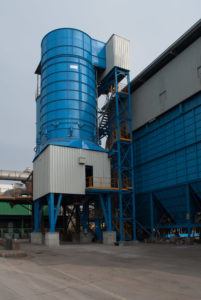 SILO STOCCAGGIO POLVERI IMPIANTO FUMI